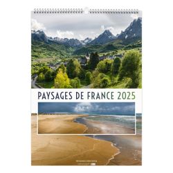 Calendrier personnalisable 6 et 7 feuillets Paysages de France grand format