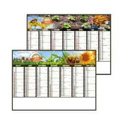 Calendrier personnalisable bancaire Agriculture rigide