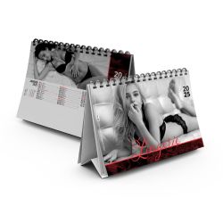 Calendrier personnalisé fabriqué en France de bureau Lingerie 13 feuillets