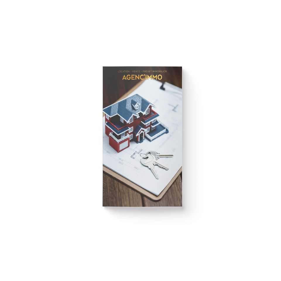 Agenda souple de poche publicitaire fabriqué en France couverture sur mesure quadri