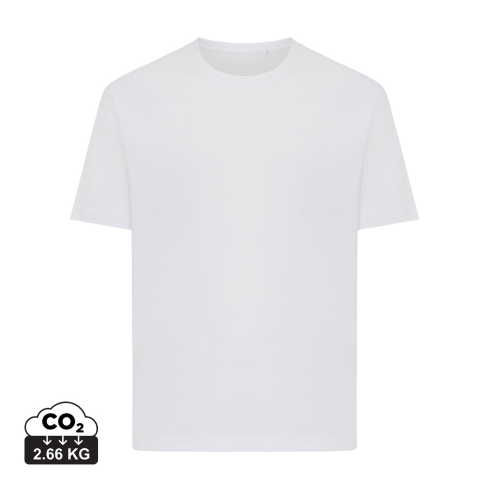 T-shirt publicitaire coupe boxy en coton recyclé Iqoniq Teide