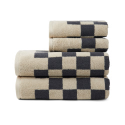Lot de 4 Serviettes publicitaire Vinga Elba en coton biologique OCS Lot de 4 Serviettes publicitaire Vinga Elba en coton biologique OCS