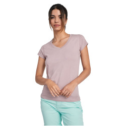 T-shirt publicitaire Victoria à col en V et manches courtes pour femme Roly T-shirt publicitaire Victoria à col en V et manches courtes pour femme Roly