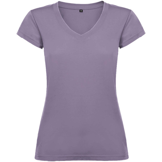 T-shirt publicitaire Victoria à col en V et manches courtes pour femme Roly T-shirt publicitaire Victoria à col en V et manches courtes pour femme Roly
