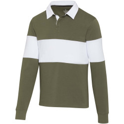 Sweatshirt publicitaire de rugbyen coton organique Clyde unisexe 280 g/m2