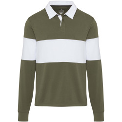 Sweatshirt publicitaire de rugbyen coton organique Clyde unisexe 280 g/m2
