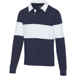 Sweatshirt publicitaire de rugbyen coton organique Clyde unisexe 280 g/m2