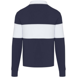 Sweatshirt publicitaire de rugbyen coton organique Clyde unisexe 280 g/m2