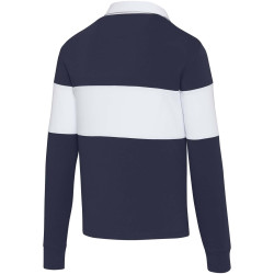 Sweatshirt publicitaire de rugbyen coton organique Clyde unisexe 280 g/m2