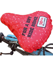 Protège selle de vélo personnalisé en quadrichromie