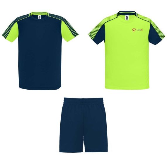 Ensemble publicitaire de sport Juve pour enfant 140 g/m2 Ensemble publicitaire de sport Juve pour enfant 140 g/m2