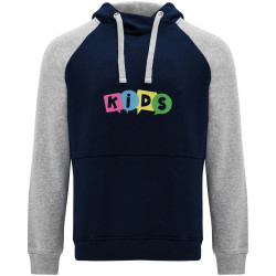 Sweat publicitaire à capuche Badet bicolore pour enfant 280 g/m2 Sweat publicitaire à capuche Badet bicolore pour enfant 280 g/m2