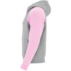 Sweat publicitaire à capuche Badet bicolore pour enfant 280 g/m2 Sweat publicitaire à capuche Badet bicolore pour enfant 280 g/m2