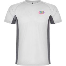 T-shirt publicitaire de sport Shanghai à manches courtes pour enfant 140 g/m2 Roly T-shirt publicitaire de sport Shanghai à manches courtes pour enfant 140 g/m2 Roly