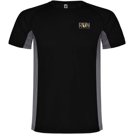 T-shirt publicitaire de sport Shanghai à manches courtes pour enfant 140 g/m2 Roly T-shirt publicitaire de sport Shanghai à manches courtes pour enfant 140 g/m2 Roly