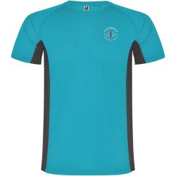 T-shirt publicitaire de sport Shanghai à manches courtes pour enfant 140 g/m2 Roly T-shirt publicitaire de sport Shanghai à manches courtes pour enfant 140 g/m2 Roly