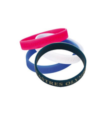 Bracelet publicitaire sur mesure en Silicone