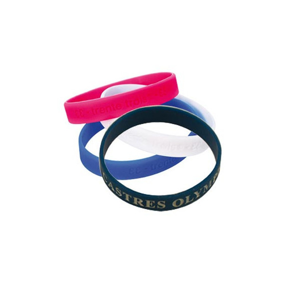 BRACELETS SILICONE, Bracelets silicone publicitaires, Objets