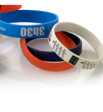 Bracelet publicitaire sur mesure en Silicone