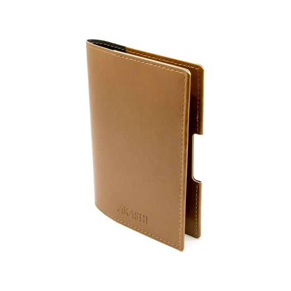 Porte-passeport publicitaire et carte grise et assurance en simili-cuir lisse fabriqué en Europe 13,5 x 9,6 x 0,6 cm Akashi Porte-passeport publicitaire et carte grise et assurance en simili-cuir lisse fabriqué en Europe 13,5 x 9,6 x 0,6 cm Akashi