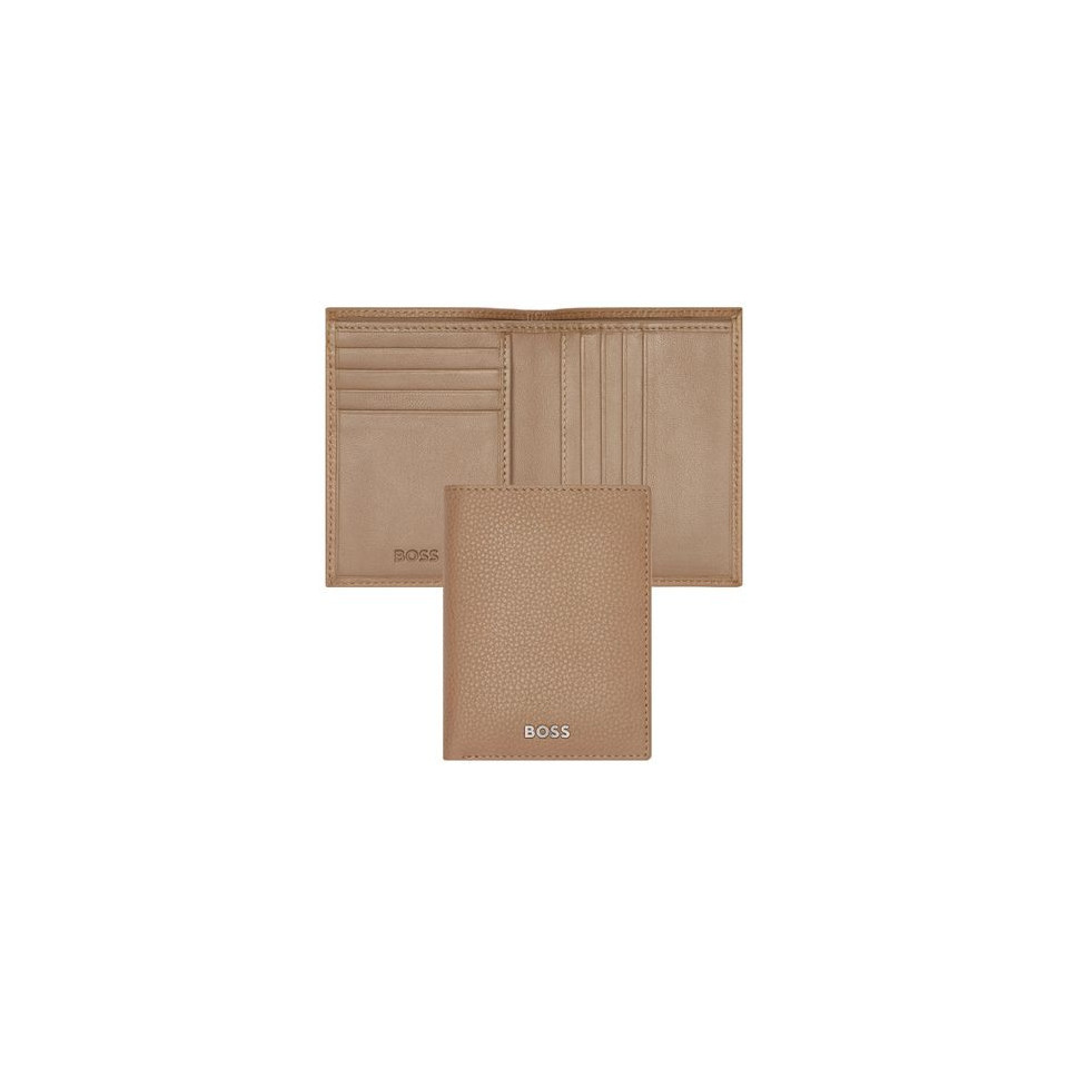 Porte-cartes publicitaire Double Classic Grained