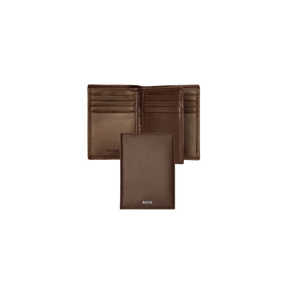 Porte-cartes publicitaire Trifold Classic Smooth