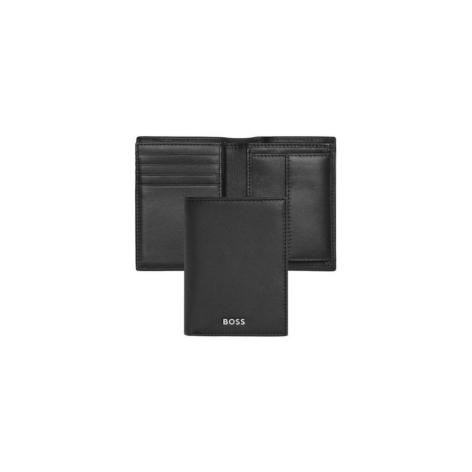 Porte-cartes publicitaire Flap avec porte-monnaie Classic Smooth