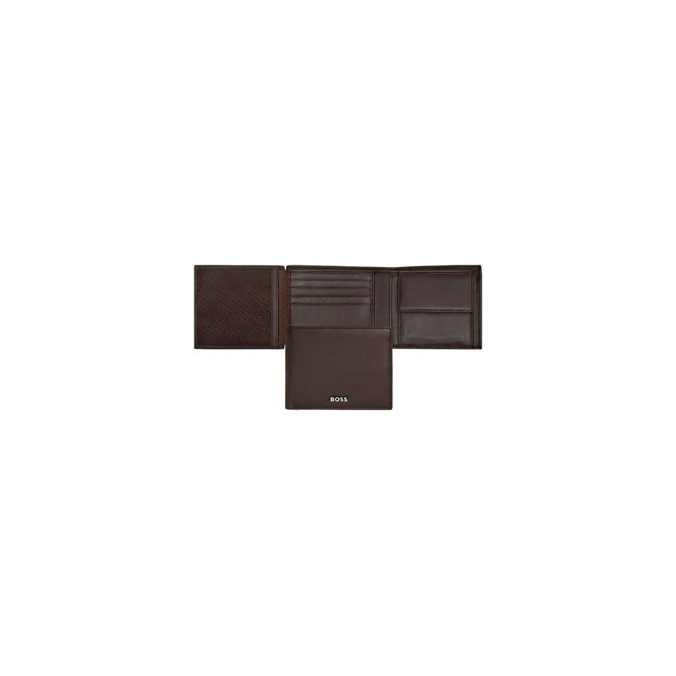 Portefeuille publicitaire porte-monnaie avec flap Classic Smooth