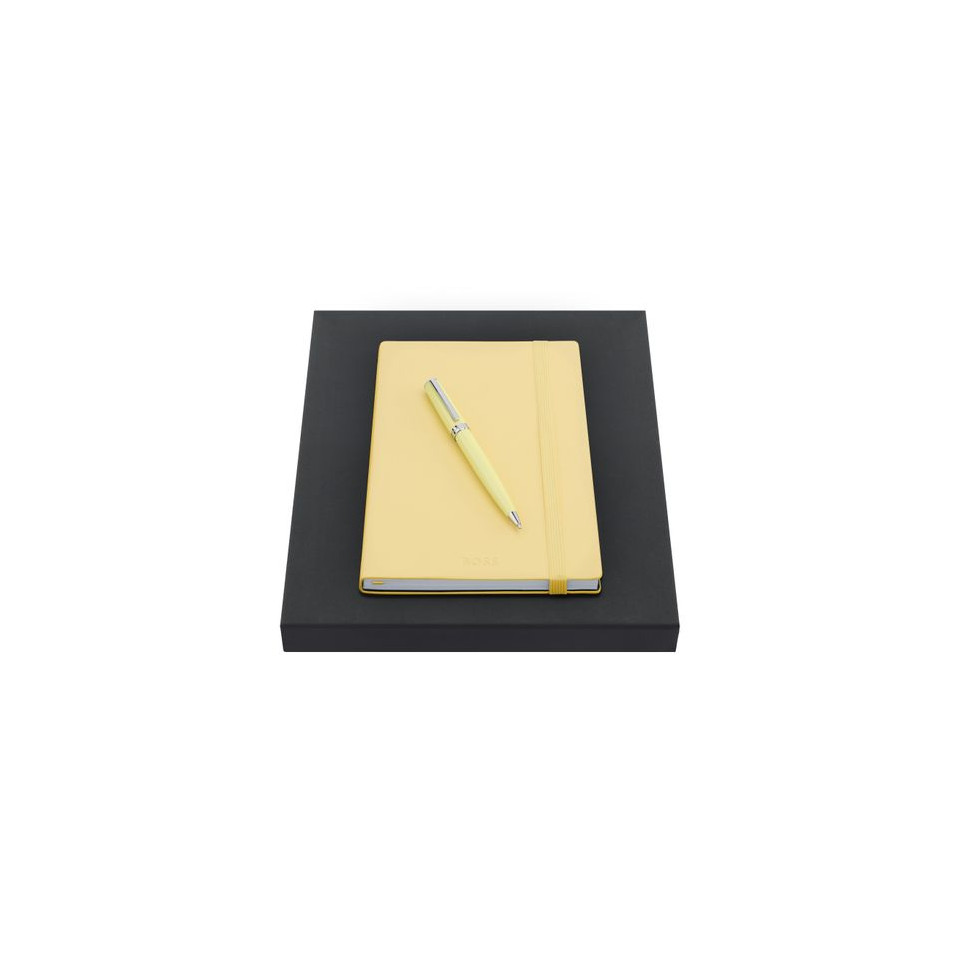 Parure stylo bille publicitaire et carnet A5 HUGO BOSS