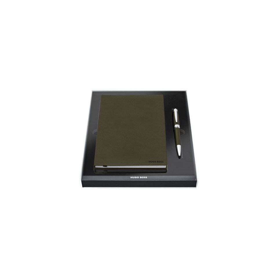 Parure publicitaire HUGO BOSS  (stylo bille & carnet A5) 5