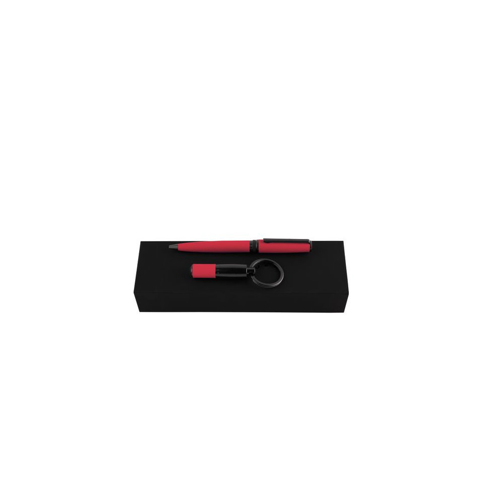 Parure publicitaire Gear Matrix (stylo bille & porte-clefs)