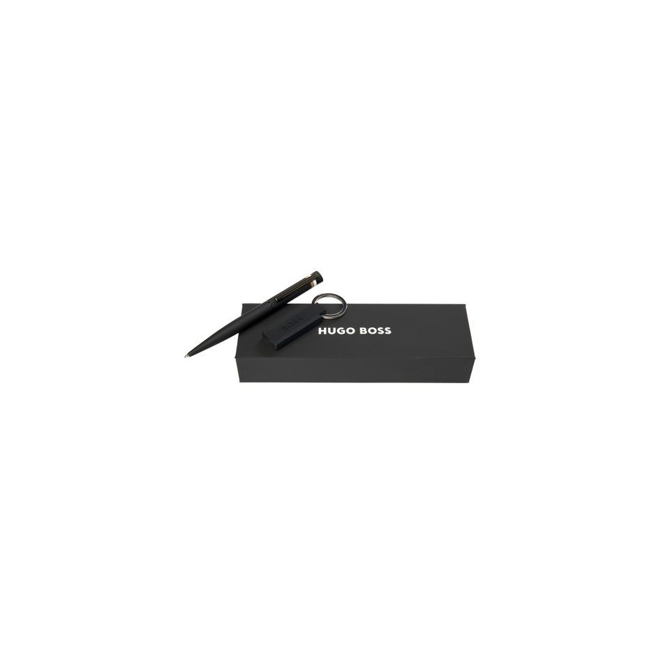 Parure publicitaire HUGO BOSS (stylo bille & porte-clefs) 2