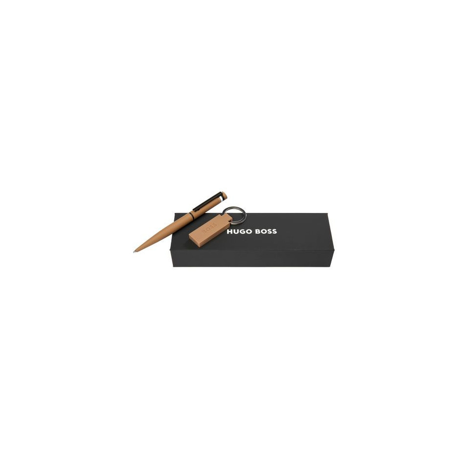 Parure publicitaire HUGO BOSS (stylo bille & porte-clefs) 2