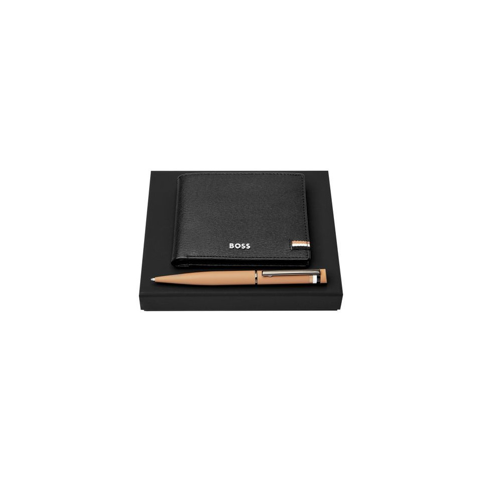 Parure publicitaire HUGO BOSS (stylo bille & portefeuille) 10