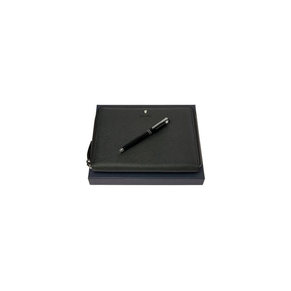 Parure publicitaire Festina (stylo plume & conférencier A5)