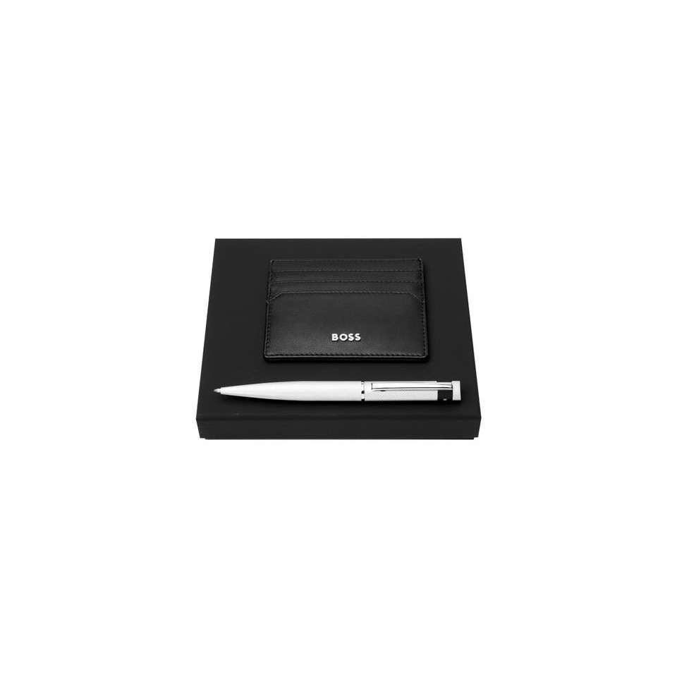Parure publicitaire HUGO BOSS (stylo bille & porte-cartes) 3
