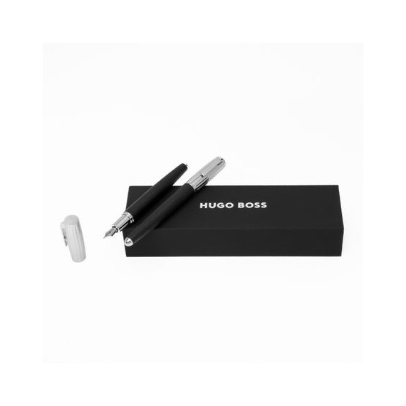 Parure publicitaire Iconic Pebbled (stylo roller & stylo plume) Parure publicitaire Iconic Pebbled (stylo roller & stylo plume)