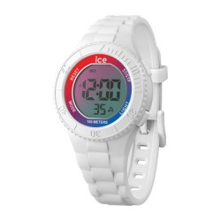 Montre ICE publicitaire digit-Sunset rainbow-White-Petite