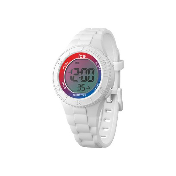 Montre ICE publicitaire digit-Sunset rainbow-White-Petite