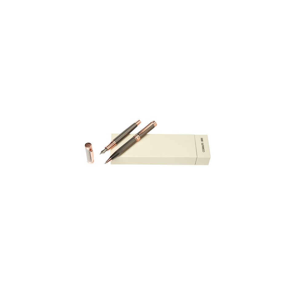 Parure publicitaire Zoom Diamon (stylo bille & stylo plume)