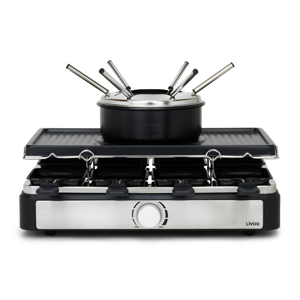 Raclette publicitaire fondue et crêpes 8 personnes