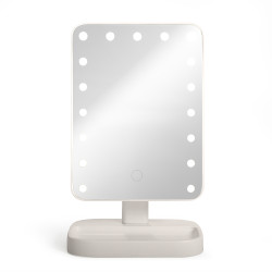 Miroir publicitaire de maquillage lumineux