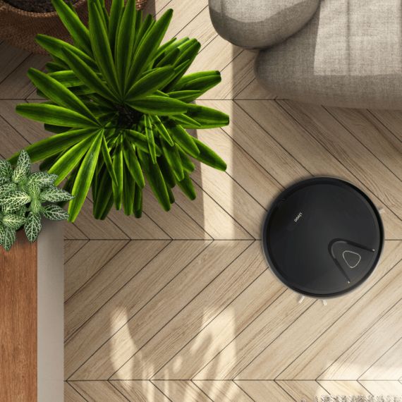 Aspirateur publicitaire robot