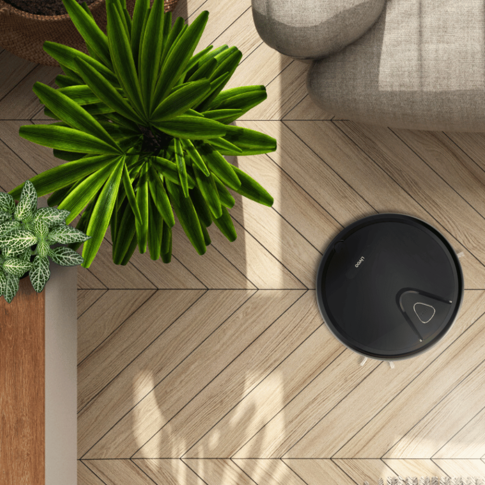 Aspirateur publicitaire robot