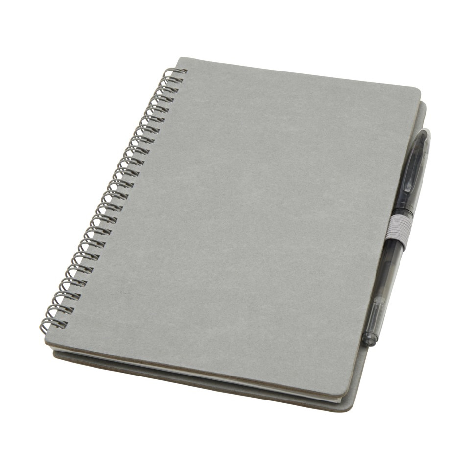 Carnet publicitaire à couverture souple réutilisable et parure de stylos Slate