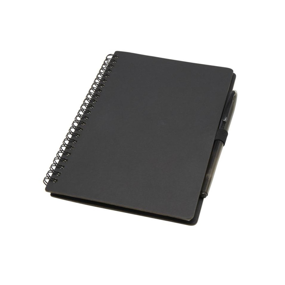Carnet publicitaire à couverture souple réutilisable et parure de stylos Slate