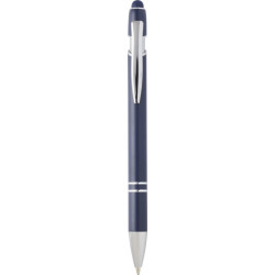 Stylo publicitaire bille Kish avec finition argentée