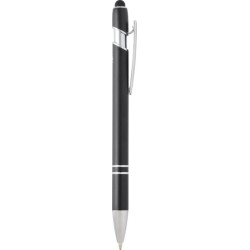Stylo publicitaire bille Kish avec finition argentée