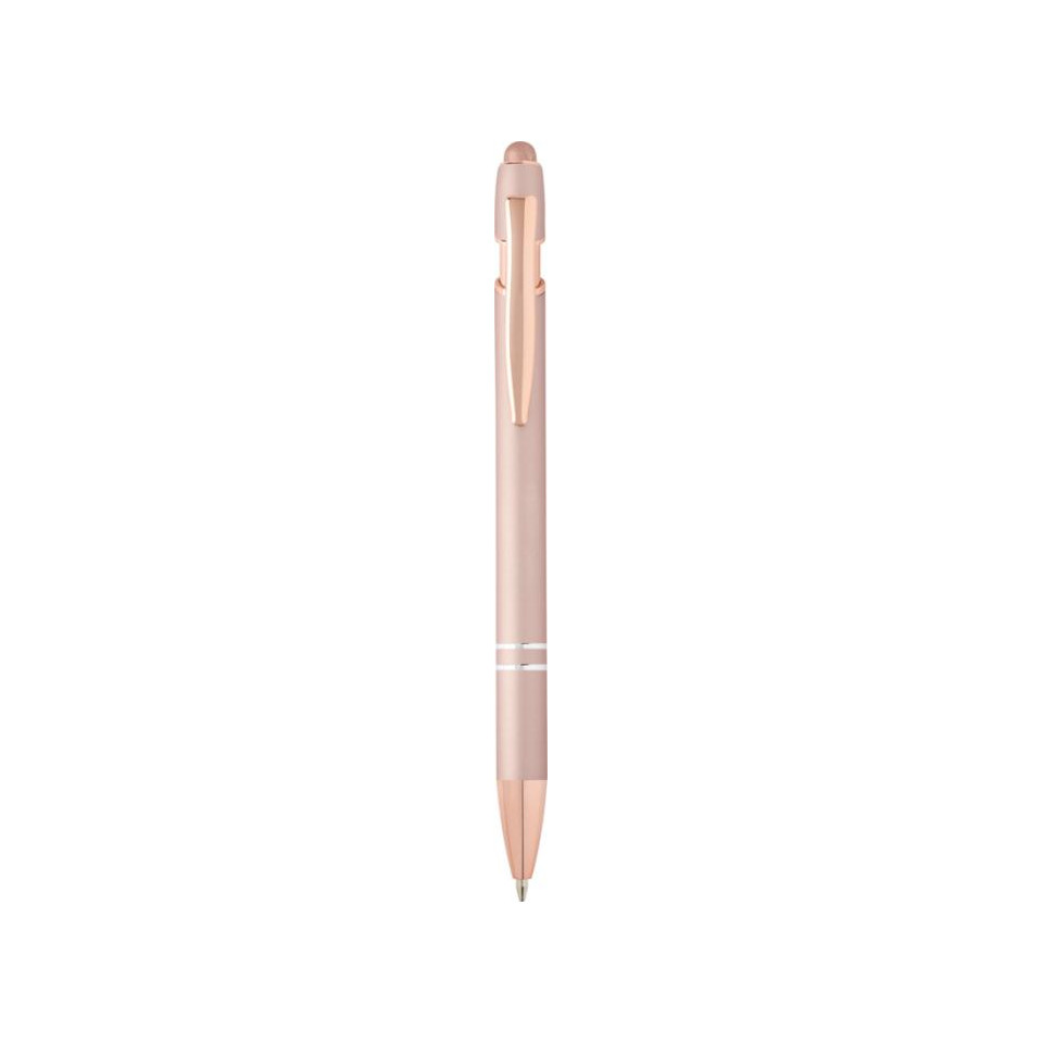 Stylo publicitaire bille Nanna avec finition or rose
