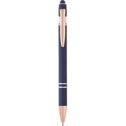 Stylo publicitaire bille Nanna avec finition or rose Stylo publicitaire bille Nanna avec finition or rose